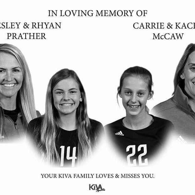 Lesley and Rhyan Prather and Carrie and Kacey McCaw